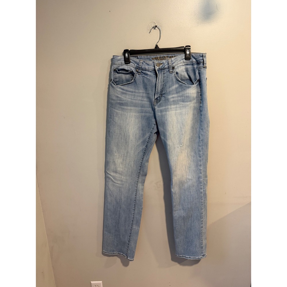 American Eagle 360 Extreme Flex Slim Straight Jeans Light Wash Mens 34x34